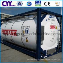 Cyy ISO Standard Asme Certification High Pressure Cryogenic Liquid Oxygen Nitrogen Argon Carbon Dioxide Imo7/T75 Tank Container